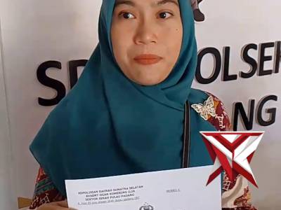 Ucapan terima kasih masyarakat  atas pelayanan polsek sp padang