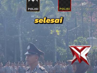 Upacara Kenaikann Pangkat Polres Malang