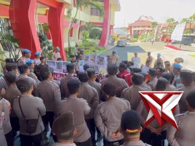 Pengamanan Unras di Kantor Pemkab Sumenep
