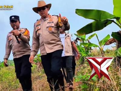 Panen Serentak kapolsek Cikalong
