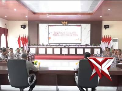 Supervisi Ditsamapta Polda Jatim Tahun 2026 di Polres Mojokerto Kota
