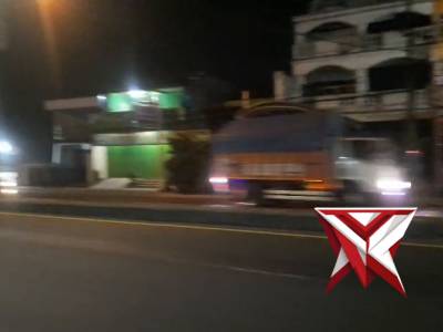 Unit Sabhara Polsek Lawang laksanakan kegiatan rutin Patroli blue light Daerah Hukum Polsek Lawang