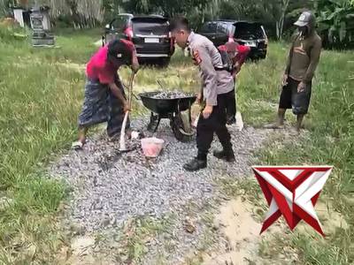 POLRES OKI HADIR AMAN BAE