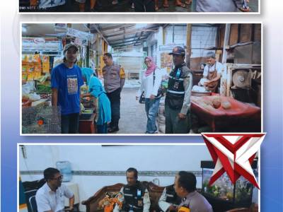 Dalam upaya menjaga situasi keamanan dan ketertiban masyarakat (kamtibmas), Bhabinkamtibmas Keluraha