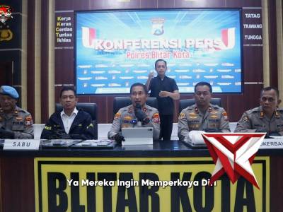 Konferensi Pers Penyalahgunaan Narkoba