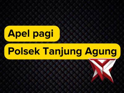 JP 4. Kegiatan Apel Pagi Polsek Tanjung Agung
