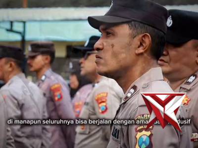 Pimpin Apel Siaga May Day, Kapolres Trenggalek Minta Anggota Tingkatkan Kewaspadaan Ratusan Persone - PoliceTube