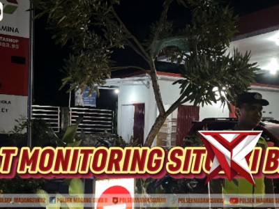 GIAT MONITORING SITUASI BBM DI PERTASHOP DIWILKUM POLSEK MADANG SUKU II