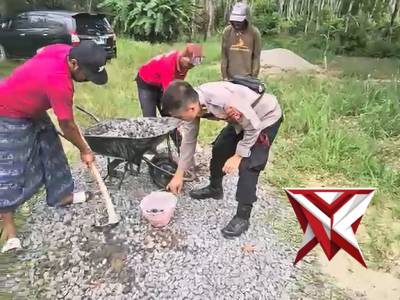 POLRES OKI HADIR AMAN BAE