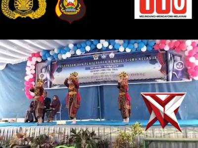 DSG 5.Bhabinkamtibmas Hadiri Pelepasan Siswa Kelas IX SMPN 1 Panang Enim ????? - PoliceTube
