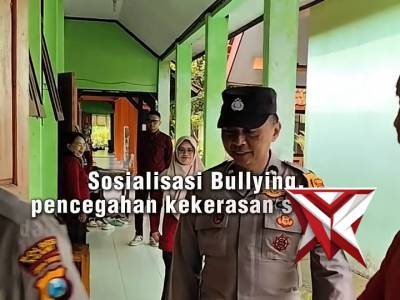 POLSEK KARANGJATI SOSIALISASI PENCEGAHAN PERUNDUNGAN