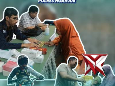 TRABAS KAMTIBMAS BAKTI KESEHATAN & BAKTI SOSIAL POLRES NGANJUK