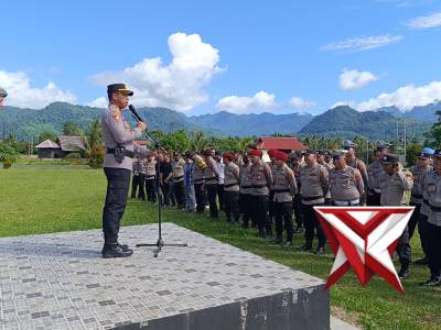 Arahan Kabag Ops Dalam Apel Kesiapsiagaan Pengamanan Tabligh Akbar Ustad Abdul Somad