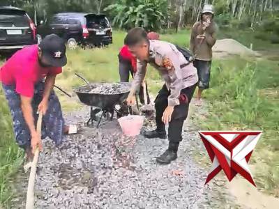 POLRES OKI HADIR AMAN BAE