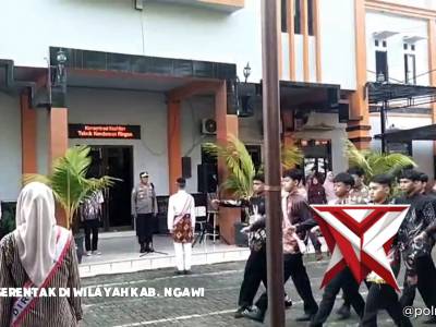 SERENTAK POLISI SAMBANG SEKOLAH DALAM RANGKA HARDIKNAS 2026 POLRES NGAWI