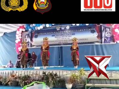 AC 11.Bhabinkamtibmas Hadiri Pelepasan Siswa Kelas IX SMPN 1 Panang Enim ?????