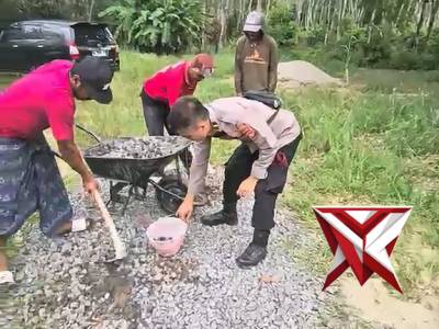 POLRES OKI HADIR AMAN BAE