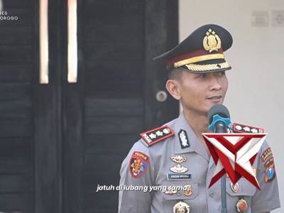 APEL JAM PIMPINAN POLRES PONOROGO - PoliceTube