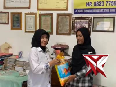 Bagbinopsnal Ditreskrimum Polda Sumsel melaksanakan bakti sosial  dalam rangka hari Bhayangkara - 80