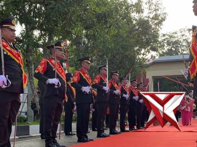 WELCOME PARADE KAPOLDA SULAWESI TENGGARA