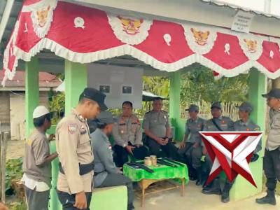 KEGIIATAN LOMBA POS SISKAMLING OLEH SAT BINMAS POLRES PALI