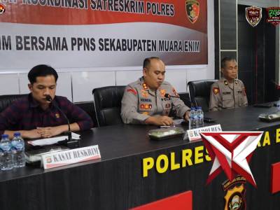 Rapat Koordinasi Sat Reskrim Polres Muara Enim bersama PPNS seKabupaten
Muara enim