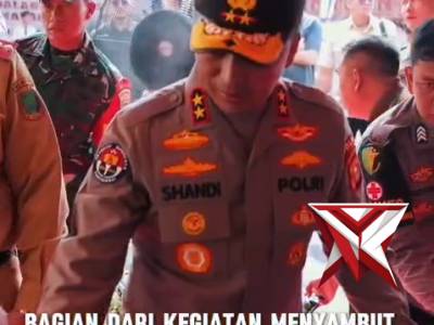 Kapolda Sumsel mengawal langsung Gerakan Pangan Murah (GPM)