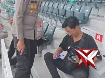 Polsek Pakal Laksanakan Pengecekan GBT sebelum pertandingan