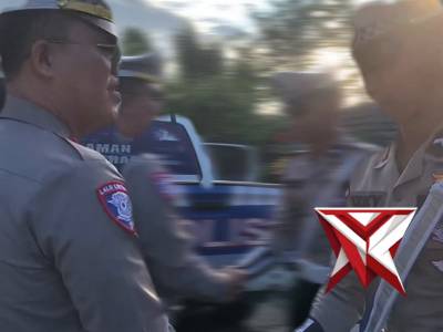 Tradisi Penyambutan Personel Baru Sat Lantas Polres Ogan Ilir - PoliceTube