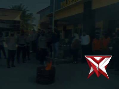 Kapolresta Bengkulu  memimpin langsung kegiatan press release dan Pemusnahan Barang Bukti Narkoba