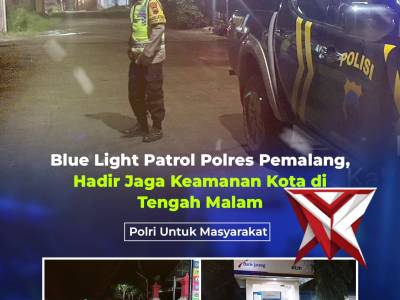 Blue Light Patrol Polres Pemalang.