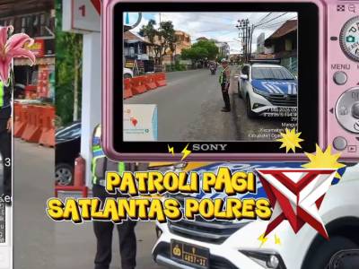 PATROLI PAGI SAT LANTAS POLRES OKI