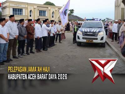PELEPASAN JEMA'AH HAJI KABUPATEN ACEH BARAT DAYA.