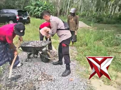 POLRES OKI HADIR AMAN BAE