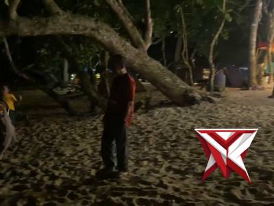 Jaga kondusifitas wilayah pesisir pantai, Kapolsek Bantur bersama pengelola laksanakan patroli