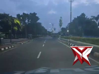 Patroli subuh Personel Satlantas Polres OKI