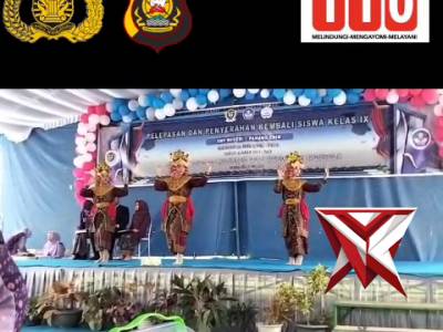 AJ 9. Bhabinkamtibmas Hadiri Pelepasan Siswa Kelas IX SMPN 1 Panang Enim ?????