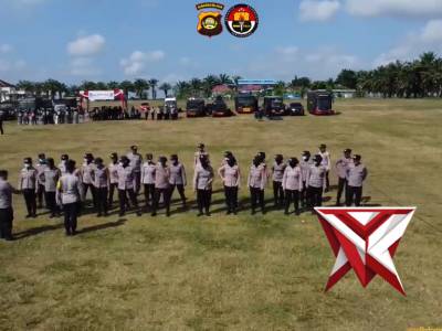 Pelatihan SISPAMKOTA POLRES OGAN ILIR - PoliceTube