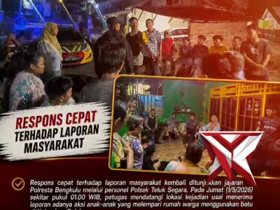 ? Respons Cepat Polresta Bengkulu ?