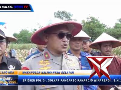 Wakapolda Kalsel hadiri kegiatan Panen Raya Jagung Serentak Kuartal II