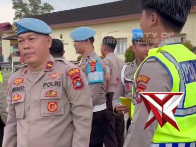 Si Propam Polres Beltim Melaksanakan Pengecekan Sikap Tampang Seluruh Personel Polres Beltim