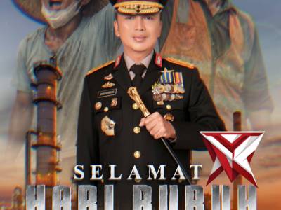 Kapolda Sumsel mengucapkan *Selamat Hari Buruh 1 Mei 2026*