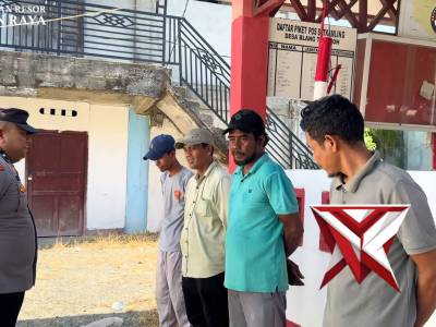 Pengecekan dan Penilaian Satkamling Desa Blang Teungoh Kec.Kuala Kab. Nagan Raya