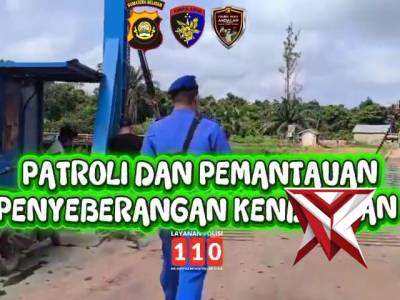 Pattroli dan pemantauan kendaraan air..