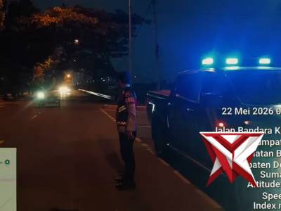 Patroli Blue Light Jajaran Polresta Deli Serdang