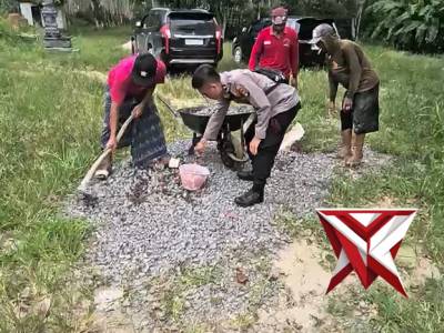 POLRES OKI HADIR AMAN BAE