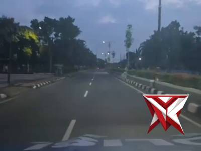 Patroli subuh sat lantas polres oki