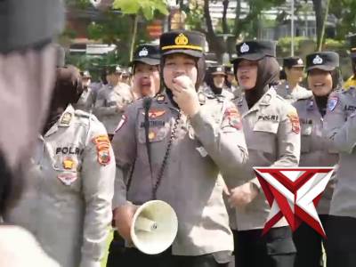 Polwan Polda Jateng Melaksanakan Latihan Parsial Negosiator Polda Jateng