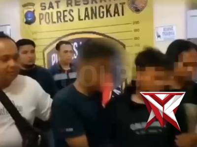 Polres Langkat bersama masyarakat berhasil mengungkap kasus pencurian sepeda motor yang terekam CCTV