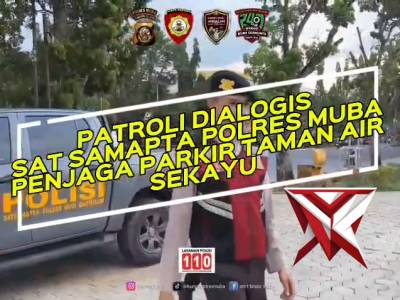 Patroli dialogis sat samapta polres Muba